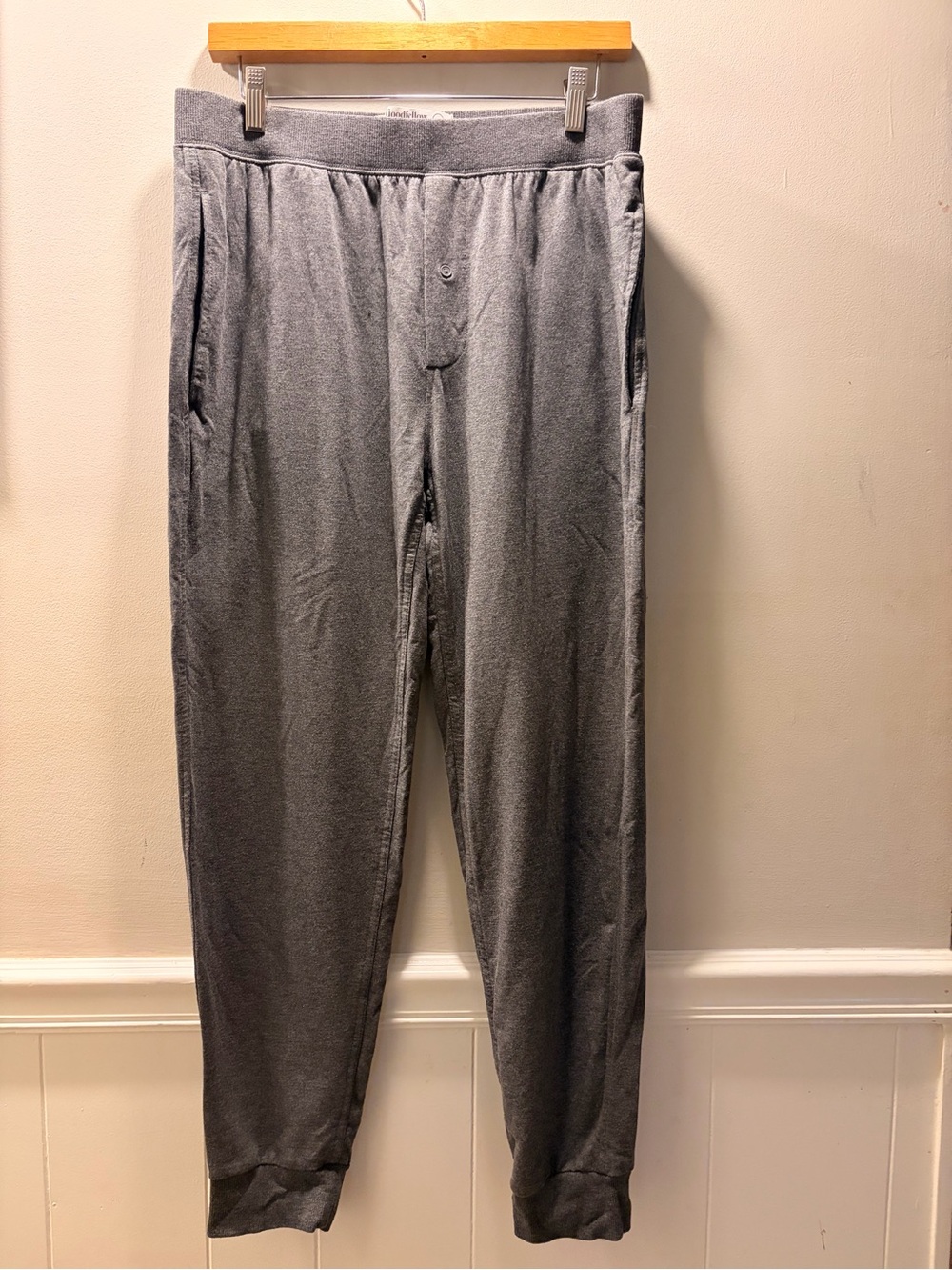 Good fellows men, teen grey joggers, pajama bottoms